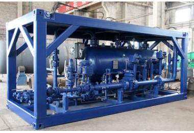 Oil,gas,water three-phase separation skid